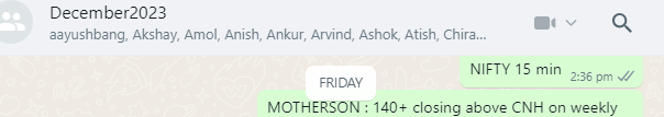 #MOTHERSON : 145+ from 140