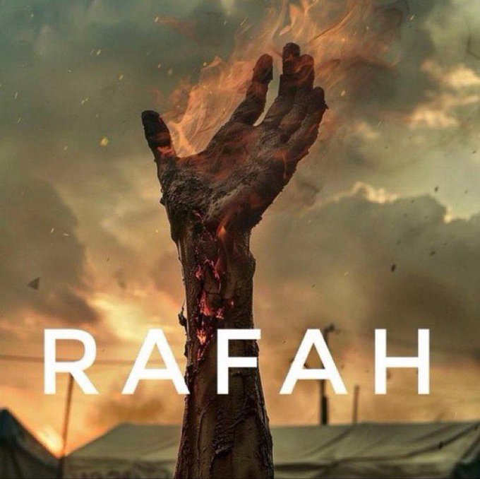 Umutların yandığı yer Refah Ya Kahhar #RafahOnFire