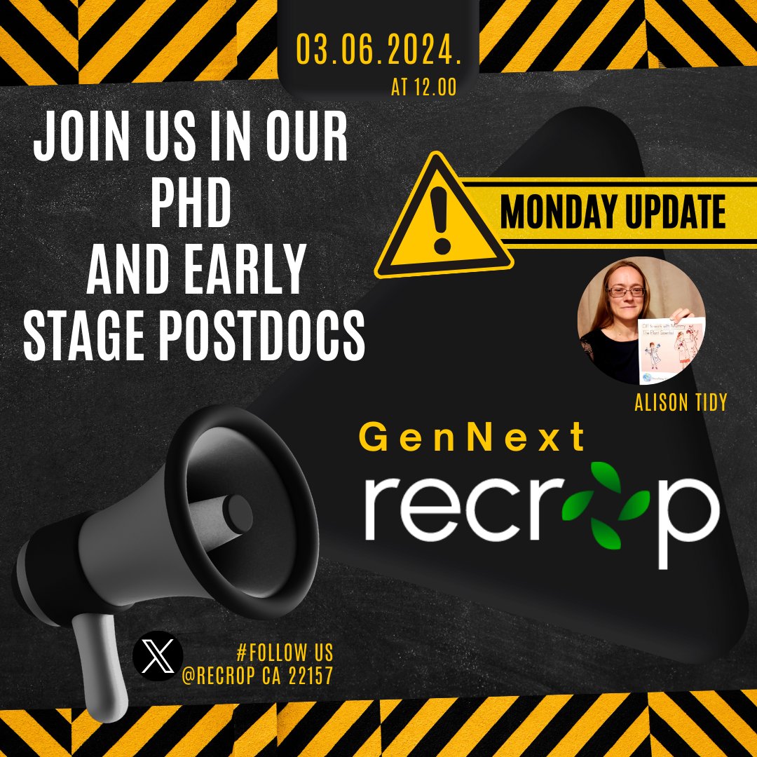 Recrop CA 22157 (@recrop22157) on Twitter photo We are already on our new #assigments
New #GenNExt <a href="/Recrop22157/">Recrop CA 22157</a> Monday Update is close
<a href="/ScienceAllyF/">Alison Tidy</a>
<a href="/COSTprogramme/">COST</a>
#recropcost We are already on our new #assigments
New #GenNExt <a href="/Recrop22157/">Recrop CA 22157</a> Monday Update is close
<a href="/ScienceAllyF/">Alison Tidy</a>
<a href="/COSTprogramme/">COST</a>
#recropcost