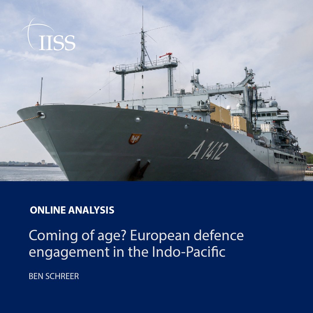 European defence engagement with the Indo-Pacific is increasing. 2024 and 2025 will see expanded deployments and greater participation in regional exercises. 

#SLD24 | Read the latest analysis by Ben Schreer: 

➡ go.iiss.org/3VilgEd