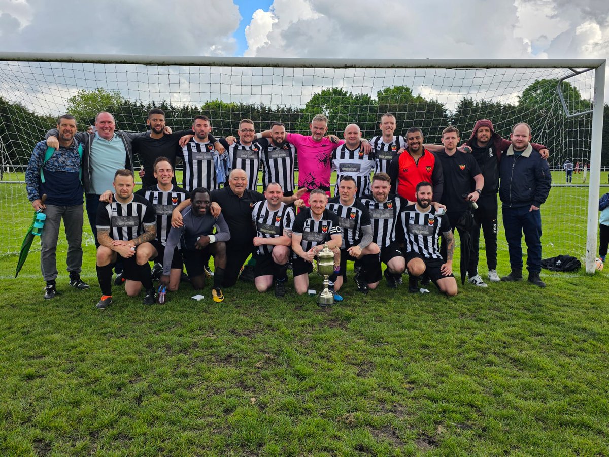 <a href="/CovPhoenixFC/">Coventry Phoenix FC</a> 
Over35s win the 
Central Warwickshire
Division 2 Cup 3-1 with goals from Bennie,Phil and Leon to add to being promoted,what an amazing achievement from Management and players.
UpThePhoenix x