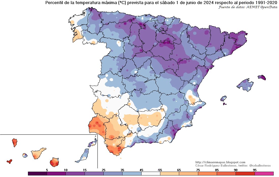 El calor no ha llegado para quedarse. Todavía no es la definitiva. El fin de semana, coincidiendo con el final de mayo y el inicio de junio, desplome de las temperaturas. Ya lo dice el refranero…