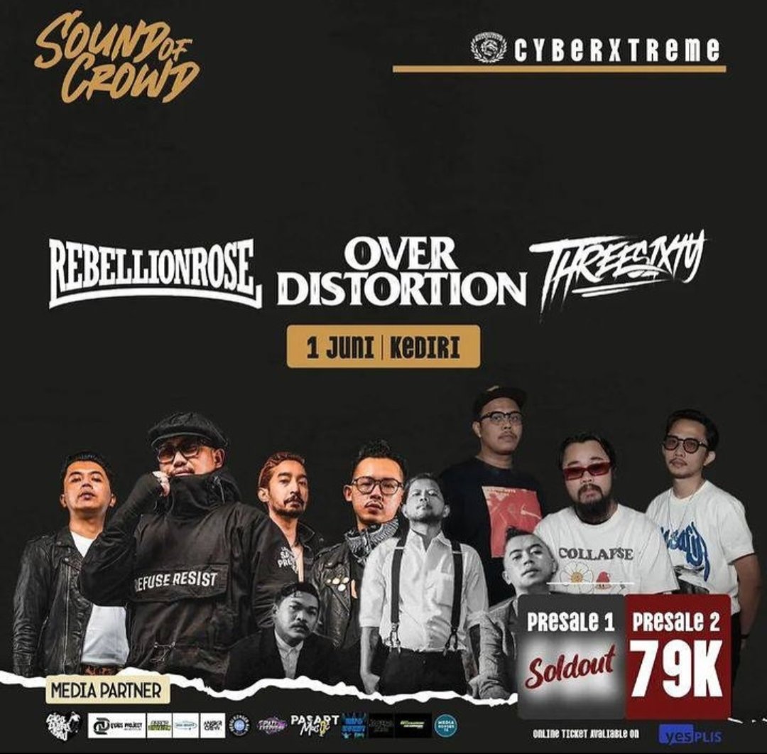 over_distortion's tweet photo. HOLADIABLOS KEDIRI! 
Bersiap berselebrasi bersama kami dalam perjamuan akbar Sound of Crowd 
1 Juni 2024, Tirtayasa Park
@CX_Point @Noi_CyberXtreme https://t.co/qEiR0VsjUQ