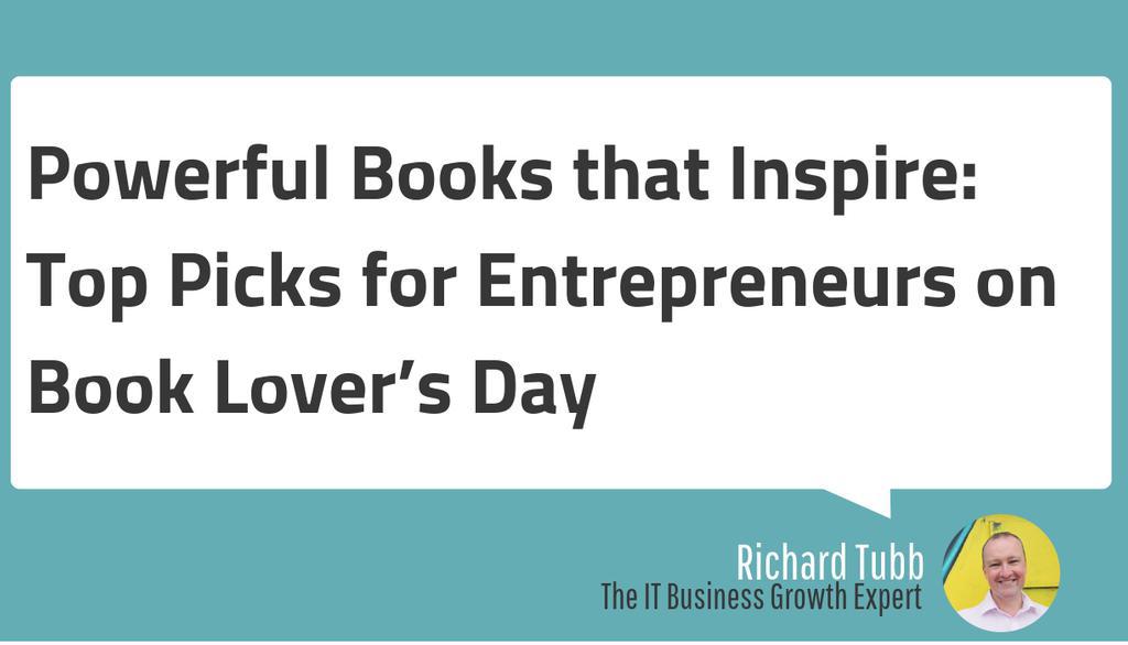 On #BookLoversDay, we're celebrating the entrepreneurs who turn pages as well as profits! 📘🎉 Explore our top book recommendations that offer insights, strategies, and motivation for your business ventures.

Read more 👉 tubb.co/47St8jI

#ManagedServices #MSP #TeamTubb