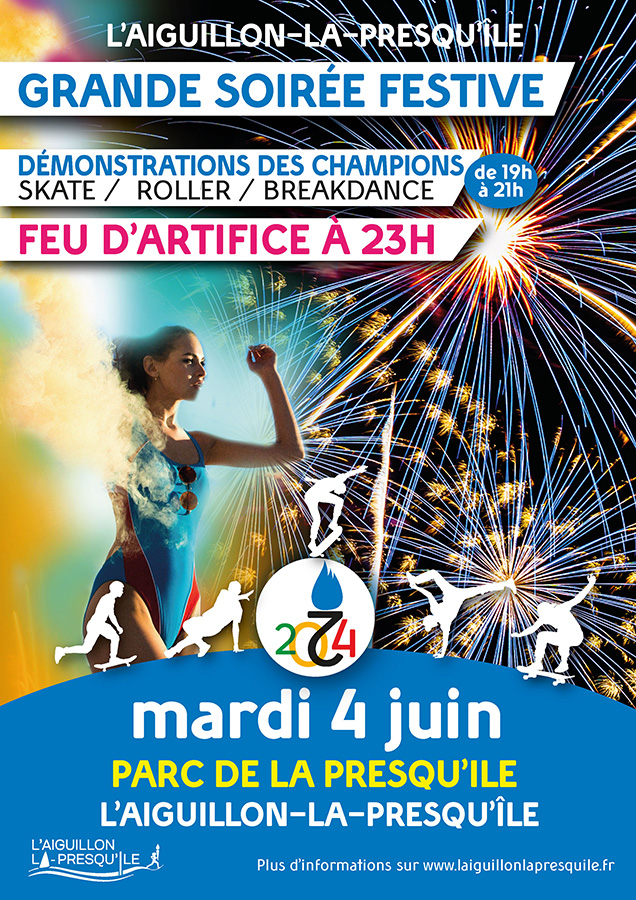 La flamme olympique est à #laiguillonlapresquile le mardi 4 juin prochain. La commune lui réserve un accueil festif 🎆 sportif 💯 et joyeux 🤩
Pour tout connaitre des festivités, cliquez sur le lien ➡️laiguillonlapresquile.fr/menu/4-juin-20…

#jeuxolympiques2024 #flammeolympique #vendee