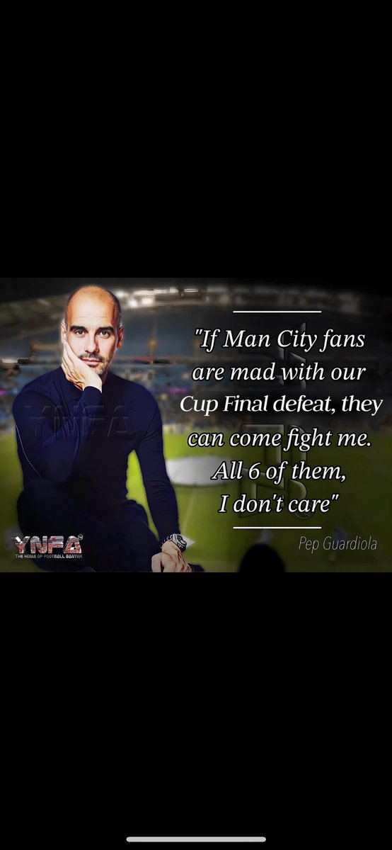 Pep’s not took it well has he😂