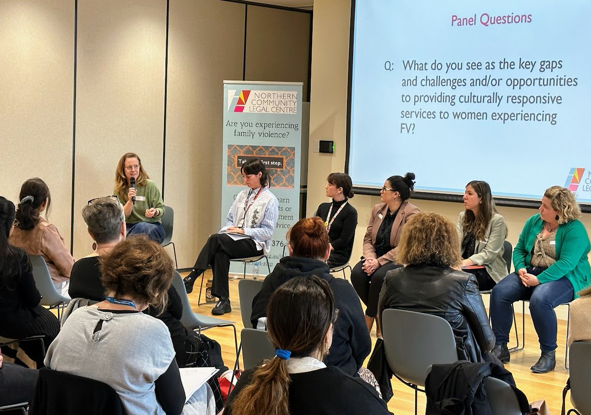 Thanks to everyone who came to our community forum last Thursday for #viclawweek2024 – especially our peer educators and panel speakers! It was great to exchange insights into how we can better provide culturally safe support to women experiencing family violence in Merri-bek.