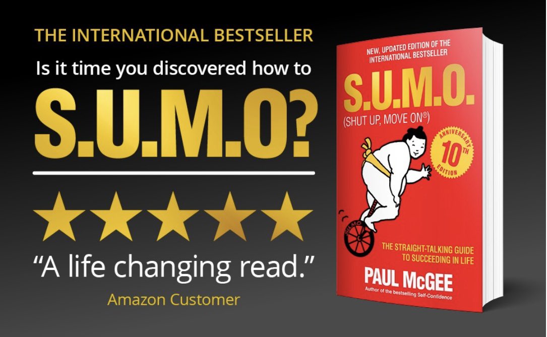 So 19 years ago today, my SUMO book was published. @WHSmith supported it massively. It eventually became a Sunday Times bestseller. It’s now been translated into 13 languages. The latest one being Ukrainian. Oh, and that’s after being rejected by 13 publishers.