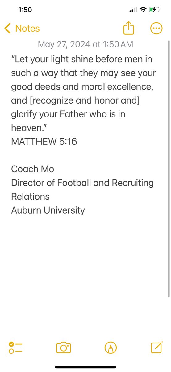 🏈🏈 MO-tivational Monday We should live in such a way that those who know us but don’t know God, will come to know God because they know us.