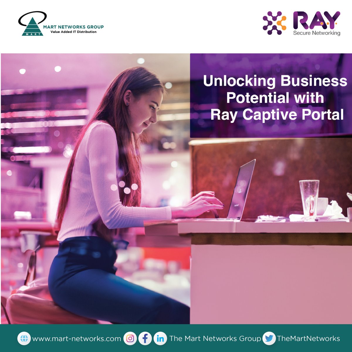 Discover the untapped potential of your guest Wi-Fi with Ray's Captive Portal

Read More: lnkd.in/dG2xkr2C

Contact Us For More Inquires and Purchase: lnkd.in/eTiNkvVz

#themartnetworksgroup #awardwinningdistributor #youronestopitdistributor #valueaddedservices