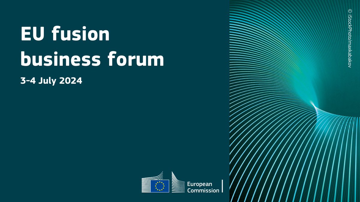 On 3-4 July, we will host the EU #Fusion Business Forum in Berlin🇩🇪. It will serve as a platform for convening EU industries, private fusion promoters, @fusionforenergy & @iterorg representatives to explore business opportunities. 🔗 europa.eu/!PFV6BJ #FusionEnergy