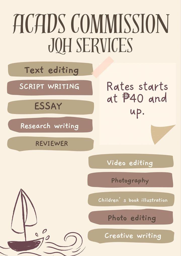 JQHcomms's tweet photo. Salamin, Salamin, hiling ko'y sana ay may masagutan sa finals namin! 📚✏️

Everything is available here in JQH Services! Our Work and Customized Commissions got you covered! Slide into our DMs to make your work easier! 📩

#AcademicHelp #academicassistance #philippines #editor https://t.co/TFoyRGOfZU