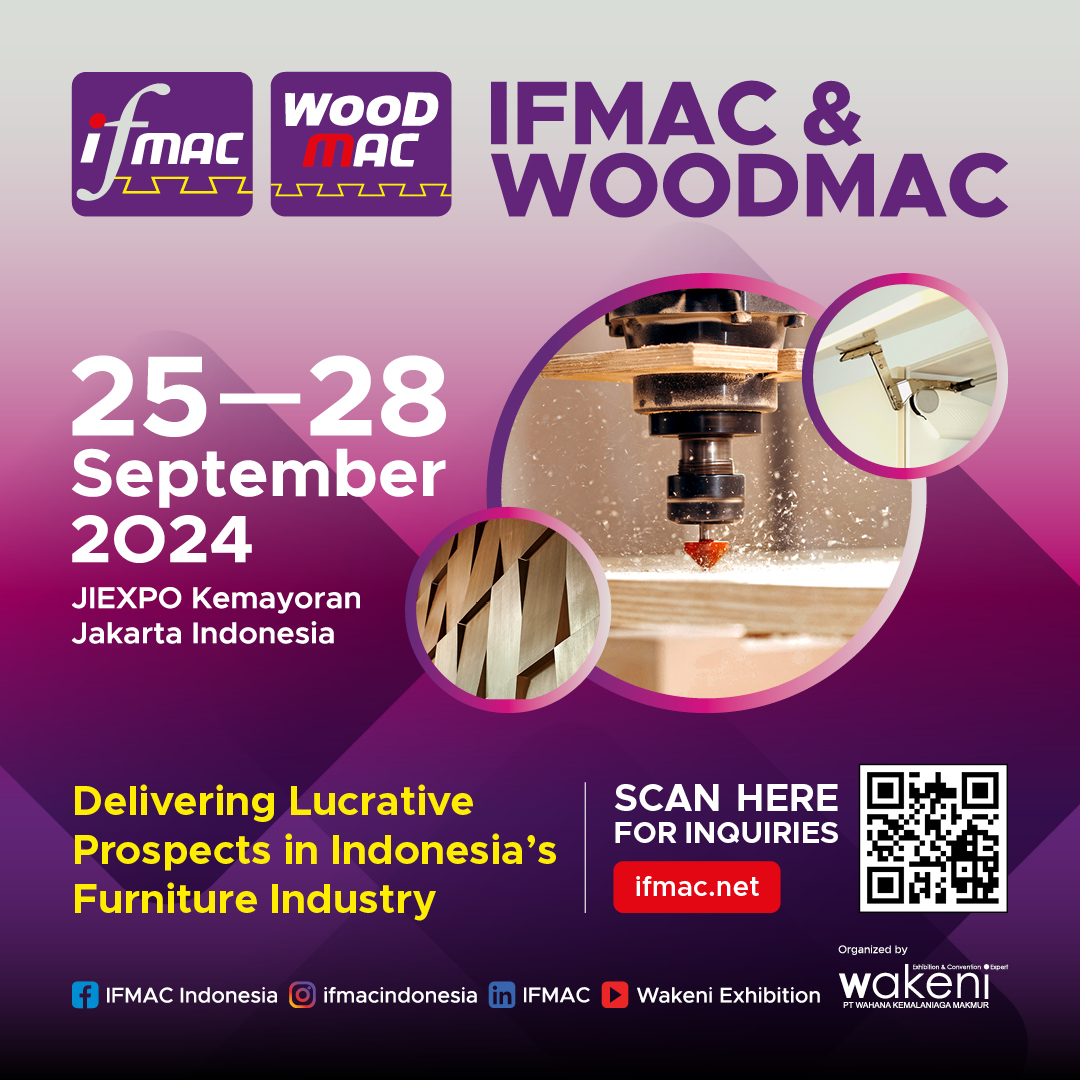 Jangan lewatkan kesempatan eksklusif merasakan inovasi terdepan dan tren terkini dalam industri furnitur manufaktur dan permesinan kayu di Indonesia dengan mengunjungi pameran IFMAC &amp; WOODMAC 2024!

Daftarkan kunjungan anda sekarang:
🔗ifmac.net/visitor-regist…