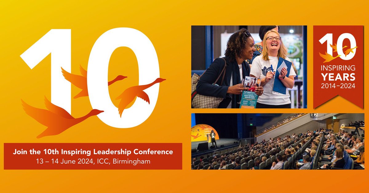 Elevate your leadership game! Dive into insightful discussions with industry experts at the @InspLdrshipConf, 13-14 June 2024. Don’t miss out on our partnership with @SchoolsWeek! Use code SCHOOLSWEEK for 10% off! #ilconf24 #SponsoredPost buff.ly/4bDUdbw (Sponsored Post)