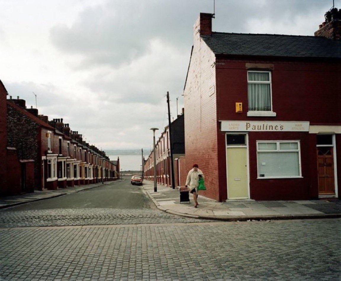 Morning all. Liverpool 1983. Photograph by Martin Parr.