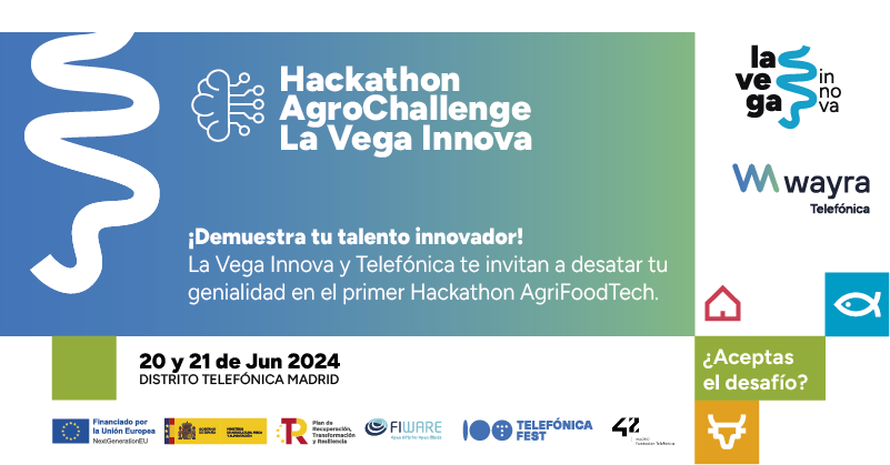 ¡Estamos buscando talento! Llega el Hackathon AgroChallenge #LaVegaInnova en colaboración con @WayraES. Si eres un entusiasta de la innovación #AgriFoodTech, ¡este es tu evento! ¿Aceptas el desafío? 🌱🚀 👉 Más info aquí lavegainnova.es/agrochallenge-… #TelefonicaFest #Hackathon