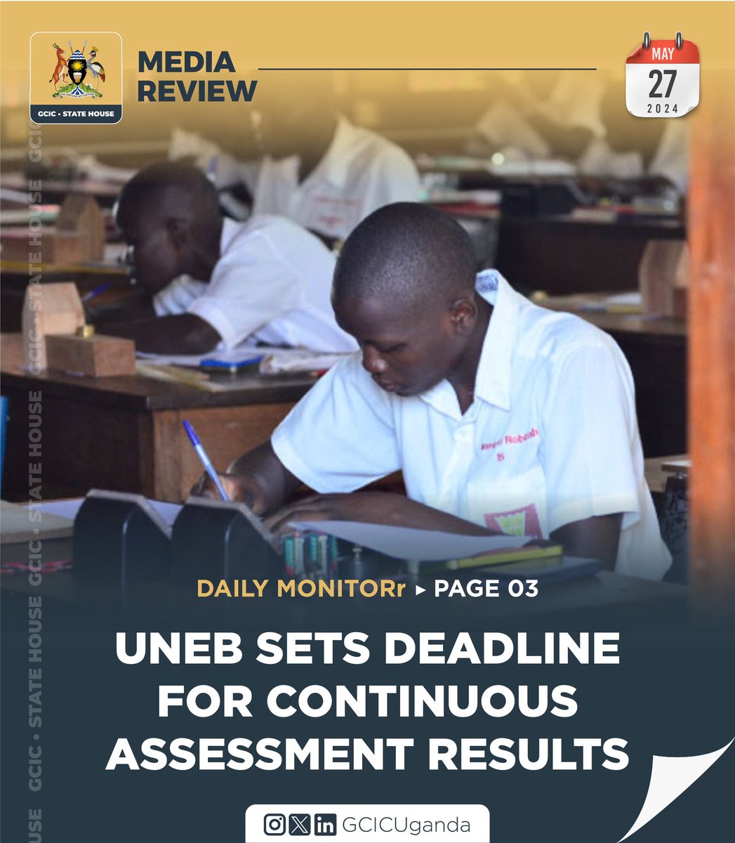 All schools across the country are expected to submit the results of their candidates from June 4th to October 4th, 2024.