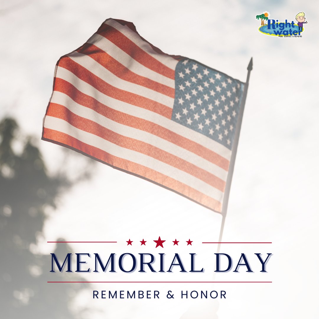 RightWaterPool's tweet image. Honoring the brave, remembering the fallen who gave everything for our freedom. 
🇺🇸 Let's never forget their sacrifice.

#RightWaterPoolService #PoolCleaningService #MemorialDay #RememberAndHonor #UltimateSacrifice #FreedomIsNotFree #InMemoryOfHeroes #UnitedInGratitude