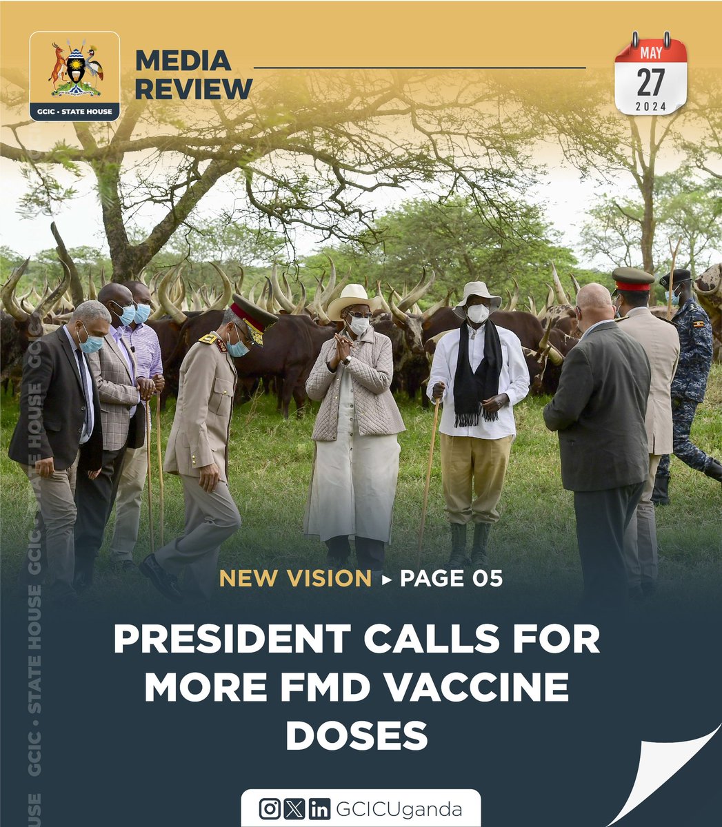 President Yoweri Museveni has emphasised the need for increased manufacturing of foot and mouth disease (FMD) vaccine doses to effectively combat the contagious viral infection affecting livestock.