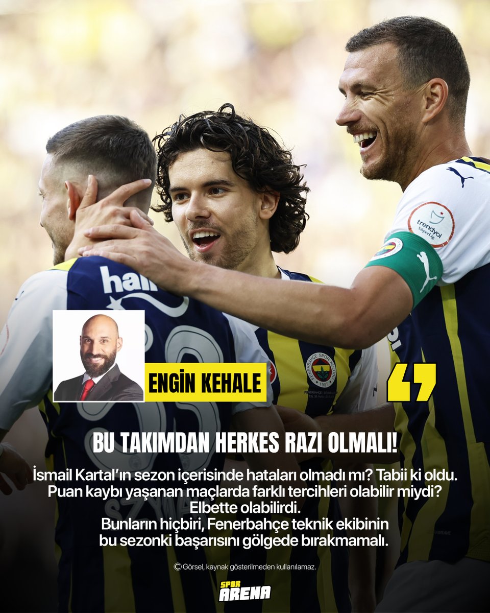 📝 Engin Kehale (@ekehale) #FBvİST Bu sezon haricinde herhangi bir sezonda tarih yazarak şampiyon olacak bir takım, görülmemiş bir puan ortalamasıyla (2.605) ikinci olarak sezonu tamamlıyor. 3 puanlı sistemde 1988- 1989 sezonunda 2.58 ile şampiyon olan Fenerbahçe, 2023-2024