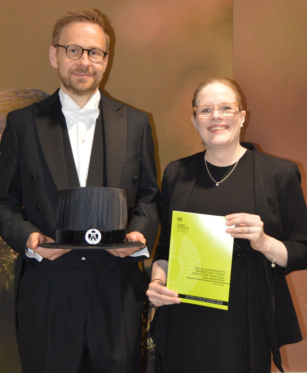 Arto Pulliainen (@artopulliainen) on Twitter photo May 24th, our Moona Sakari defended her PhD thesis on bacterial exotoxins -utupub.fi/handle/10024/1…
Many thanks to our funders, collaborators in Finland and abroad and to opponent Christian Hedberg from <a href="/umeauniversity/">Umeå University</a> for such an inspiring discussion. <a href="/UniTurku/">Turun yliopisto - University of Turku</a> May 24th, our Moona Sakari defended her PhD thesis on bacterial exotoxins -utupub.fi/handle/10024/1…
Many thanks to our funders, collaborators in Finland and abroad and to opponent Christian Hedberg from <a href="/umeauniversity/">Umeå University</a> for such an inspiring discussion. <a href="/UniTurku/">Turun yliopisto - University of Turku</a>