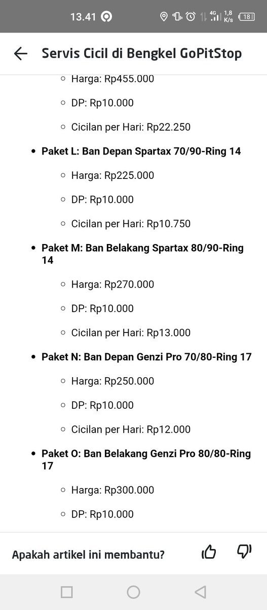 asep_dalmat's tweet photo. Coba @gojekindonesia di cek lagi harganya,,masa dimasukin paket M
Jangan buat kapok driver ya https://t.co/EOlwvjxwZN