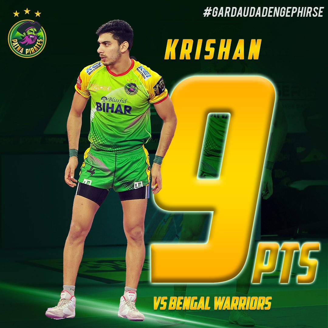 Krishan’s 𝗱𝗼𝗺𝗶𝗻𝗮𝘁𝗶𝗼𝗻 against the Warriors in Season 10 🥊

#PirateHamla #ProKabaddi #GardaUdaDengePhirse