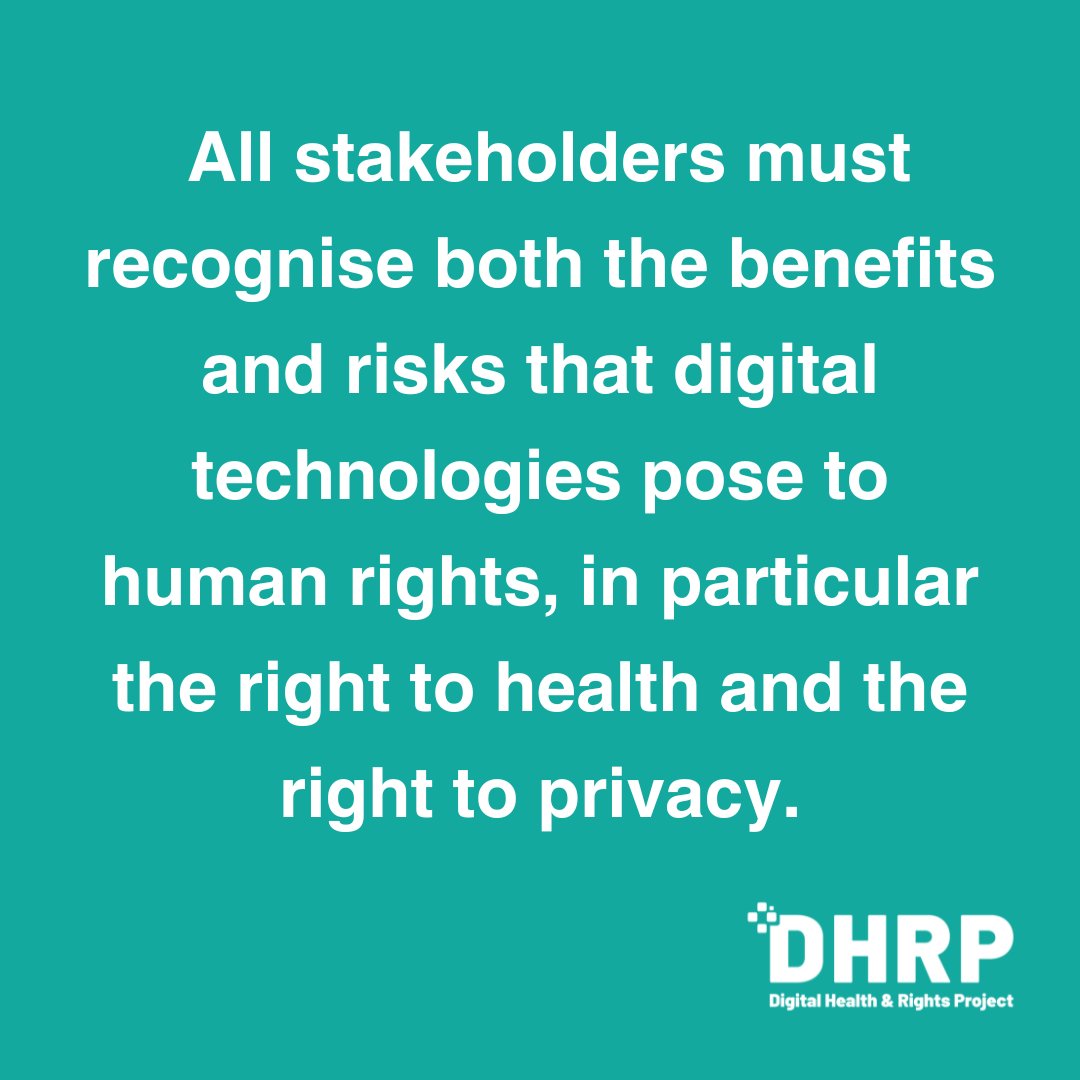 We are writing from a very rainy Geneva this morning to share that: 1. It is the last chance to register for our event on Wednesday! lnkd.in/dxm4BsGW 2. Our WHA advocacy statement is available here: tinyurl.com/DHRP-WHA More updates to come! 👏