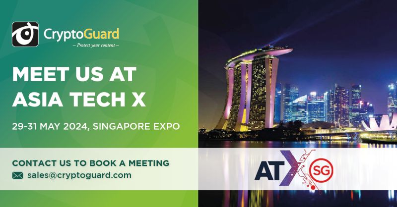 Meet CryptoGuard at Asia Tech x Singapore May 29-31. If you want to connect and learn more about our scalable and cost-effective end-to-end OTT solution &amp; studio-grade CAS/DRM #contentprotection, don't hesitate to reach out to schedule a meeting here 👉bit.ly/4bAdD1r