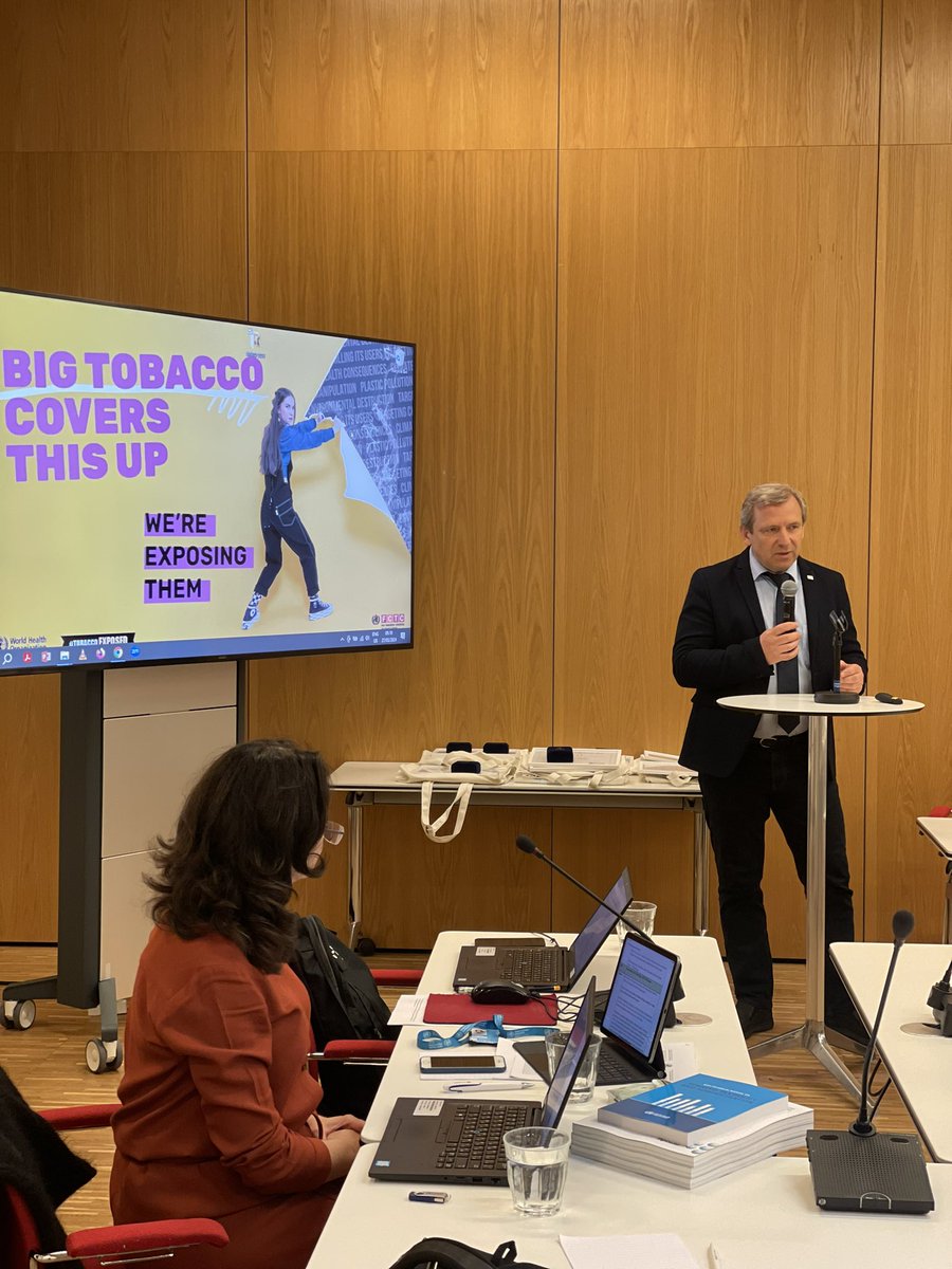 enspbrussels's tweet photo. Honoured to attend the @WHO_Europe World No Tobacco Day 2024 Event and Award Ceremony, where the ENSP Secretary General provided opening remarks. Looking forward to the #ENSPnext intervention in the panel discussion later today.
#WNTD #protectingyouth #tobaccointerference https://t.co/9QBOaraHlv
