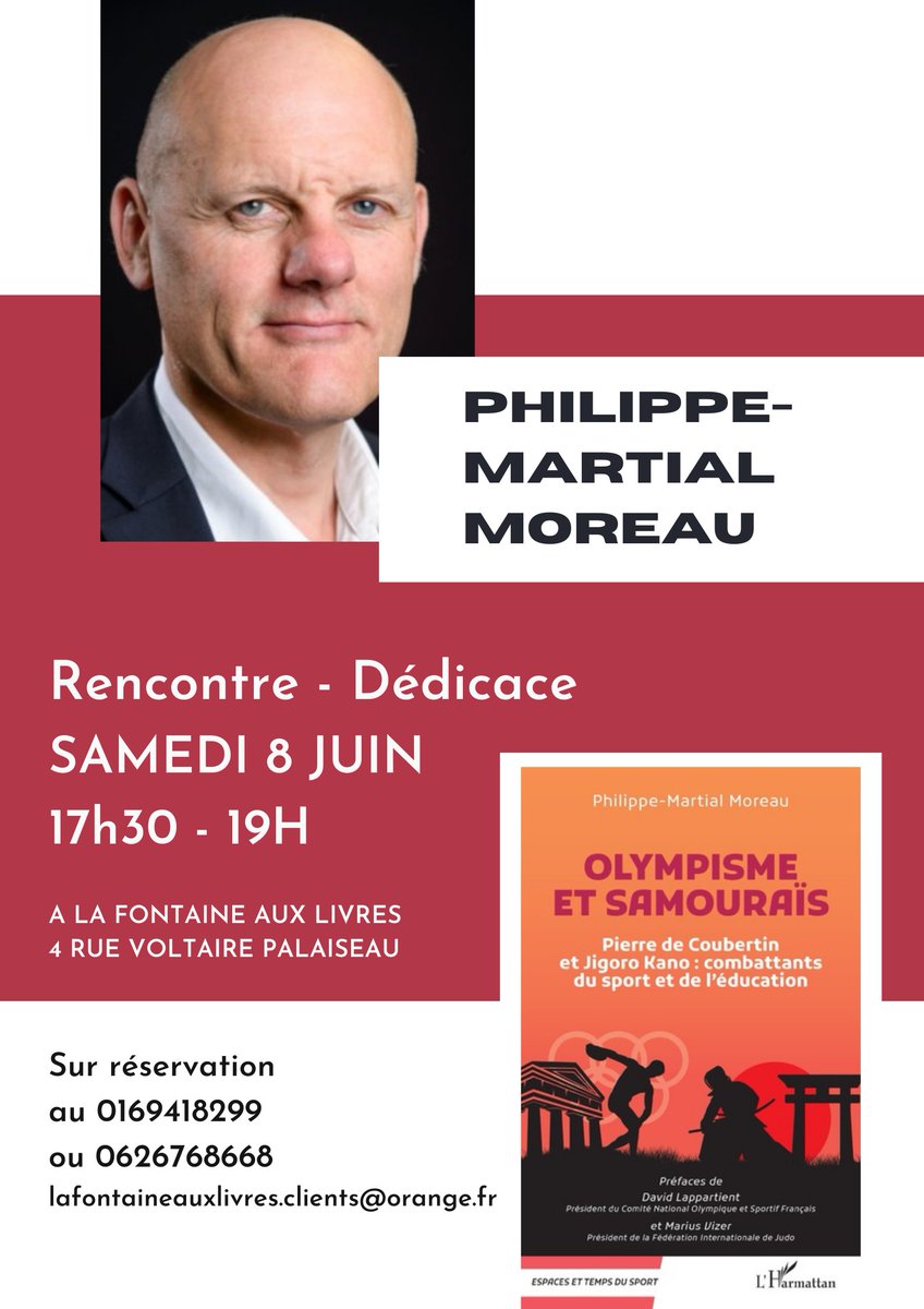philmartial's tweet photo. RV à la librairie La Fontaine aux Livres à Palaiseau le samedi 8 juin à 17h30. https://t.co/sDYTkWjWzW