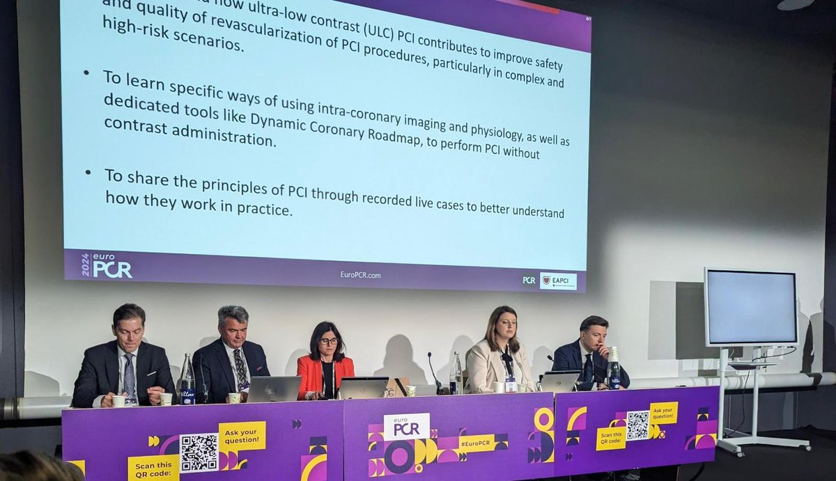 PKardiolog's tweet photo. Our team leads globally, showcasing a new era of optimized, low-contrast, and low-radiation procedures! ๐ก๐ฌ Proud to innovate for patient benefit worldwide! ๐โค๏ธ #Cardiology #Innovation #EuroPCR #LessContrast #ModernMedicine https://t.co/JrYCqIVkVk