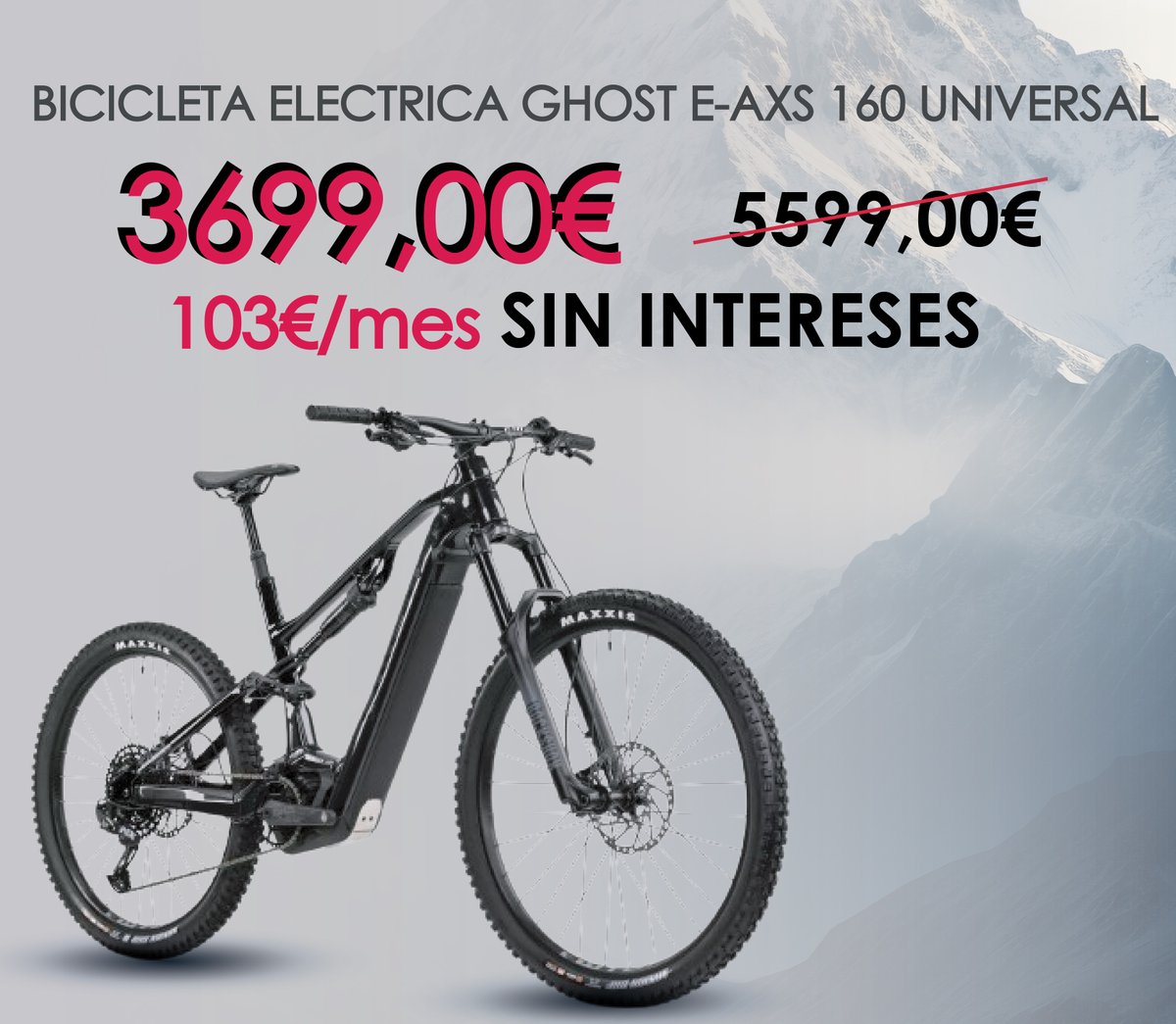bikestocks's tweet photo. ¡Descubre la nueva GHOST E-ASX y conquista cualquier terreno!

🚵‍♂️ A Toda Marcha Cuesta Arriba y con Energía de Sobra para el Descenso 🚵‍♀️
Diseñada para superar los senderos más irregulares y los recorridos más exigentes con facilidad.

👉 https://t.co/OngIpz3iRw https://t.co/sF7Ux2IPfB