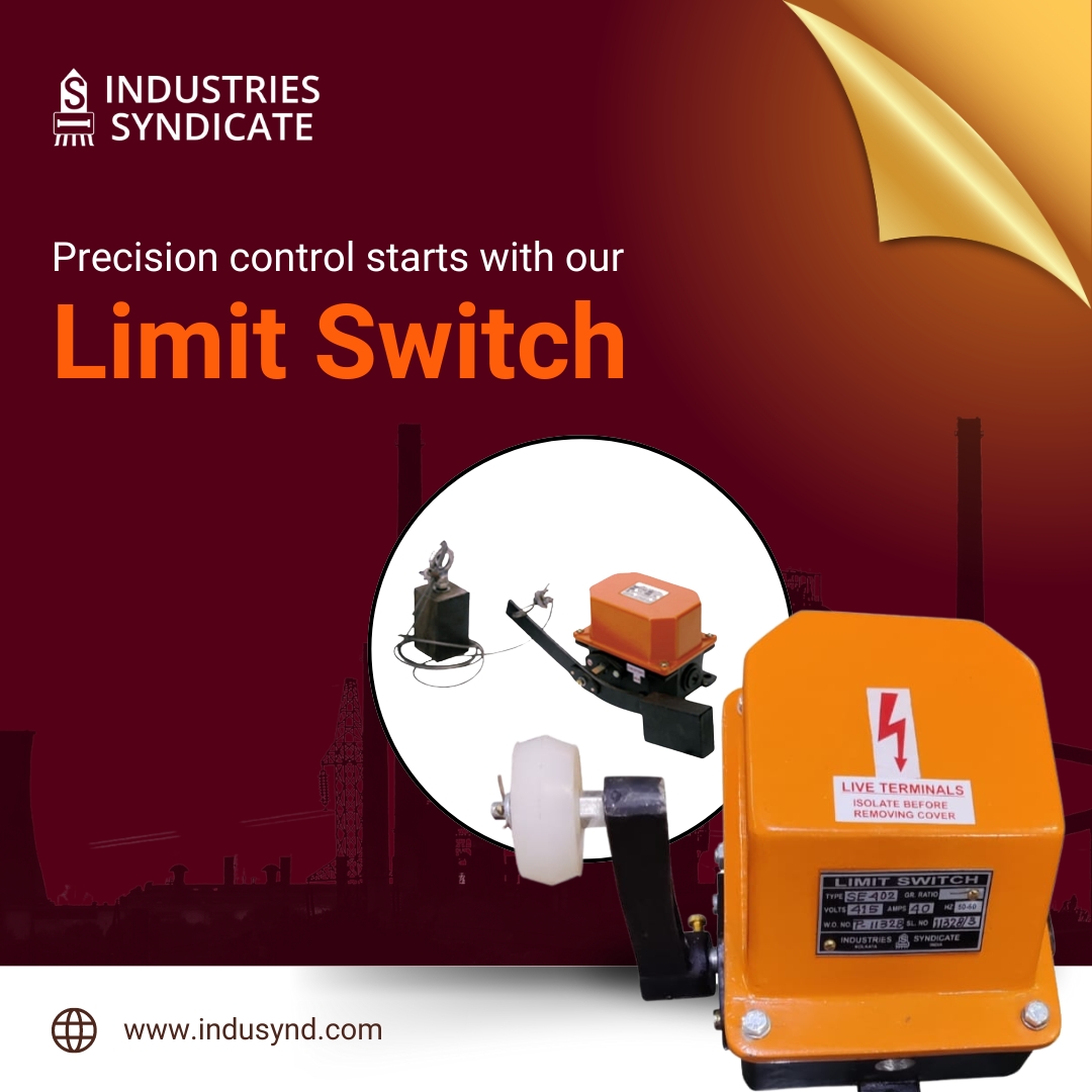 Unlock precision control with our limit switch. From precise movements to safety enhancements, trust our technology to elevate your operations to new heights.
#IndustriesSyndicate #materialhandlingequipment #materialhandling #PrecisionControl #equipment #LimitSwitch