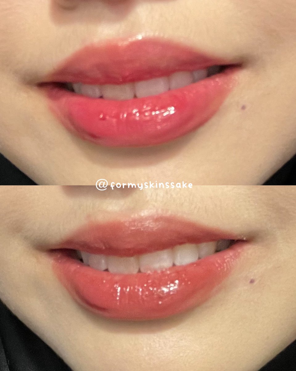 Warna warna tinted lipbalm gini tu emang cakep banget buat neutral undertone 🥹👍