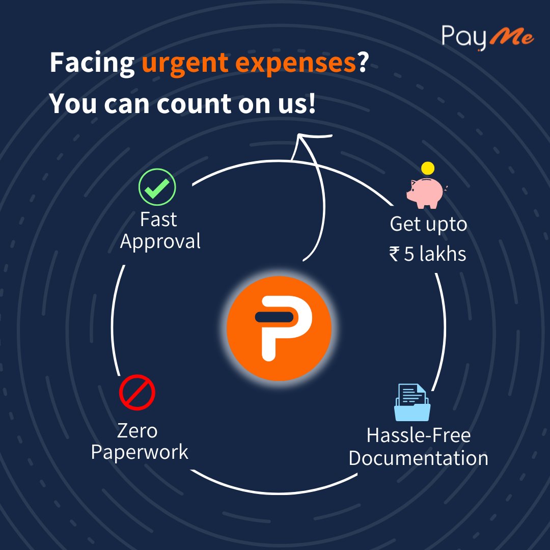 With @PayMeIndia get up to ₹5 lakhs with lightning-fast approval, zero paperwork, and hassle-free documentation 💸📝

#easyloans #nohassle #HassleFreeLoan #quickapproval #personalloans #Easymoney #QuickDisbursal #NoHiddenCharges #FinancialFreedom #loanapprovals #instantloansapp