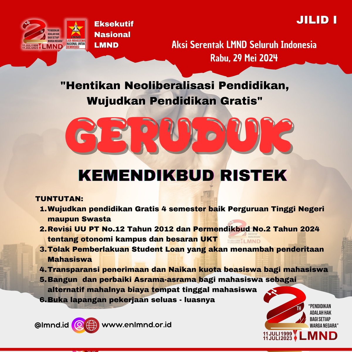Muhammadasrul91's tweet photo. Geruduk Kemendikbud RI... https://t.co/AnhY8qhYY5