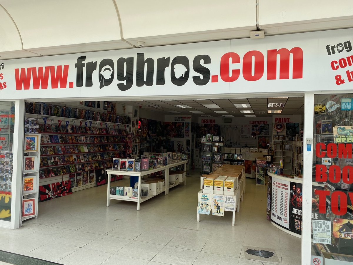 Finishing up the long weekend or just starting out the half term week, either way make the most of today with a visit to your Local Comic Shop (especially if that happens to be FROG BROS COMICS AND BOOKS) frogbros.com #LoveComics #ReadComics #TreatYourself #LCS