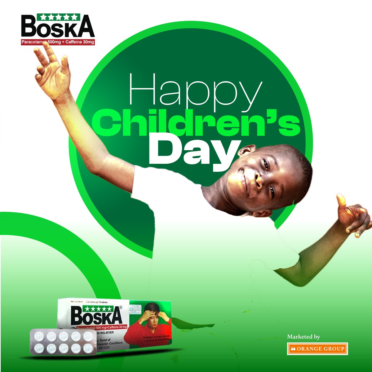 Celebrate the joy of Children's Day and be pain-free with Boska. Wishing all the little ones a day filled with happiness and good health.

#Boska #BoskaRelief #painrelief #bepainfree #headache #ChildrensDay