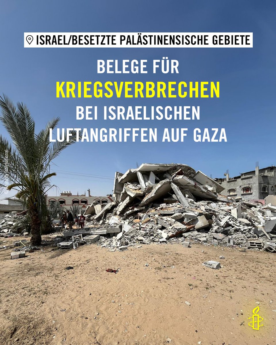 TW: Der Text beschreibt detailliert die Folgen von Bombenangriffen Bei Luftangriffen #Israel im April wurden 44 palästinensiche Zivilist*innen getötet: bit.ly/3yu2oZK Es waren keine militärischen Ziele in der Nähe. Wir fordern einen sofortigen #Waffenstillstand!