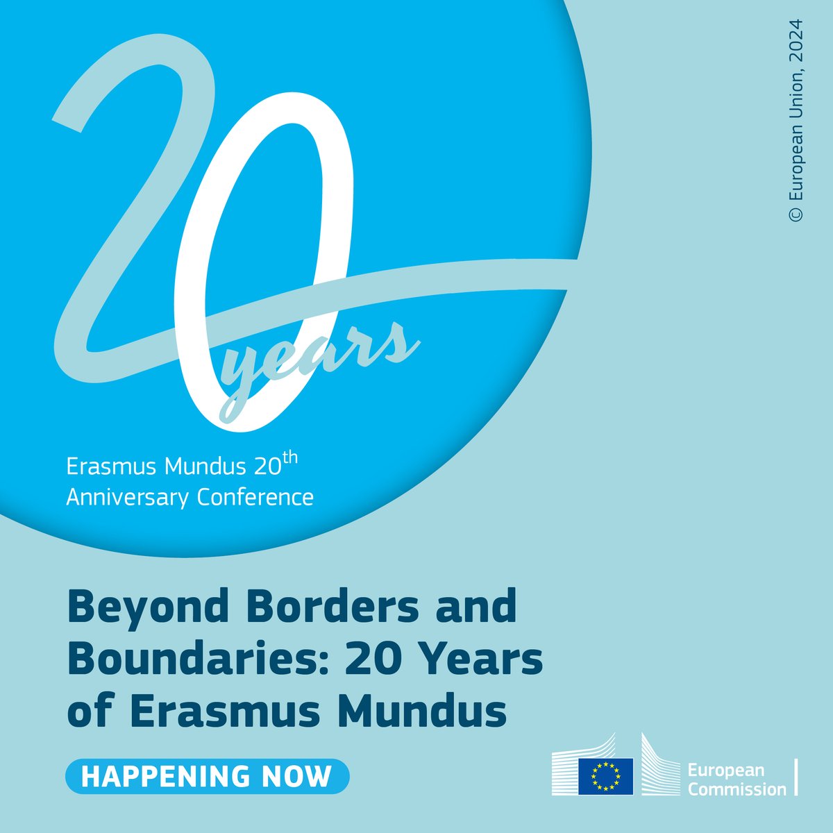 Over the past two decades, @Erasmus_Mundus enriched the lives of 50k people 🌍 Today, we celebrate its achievements at the 'Beyond Borders and Boundaries' conference. Watch it here 👉 erasmusmunduseventregistrations.eu More info 👉 europa.eu/!Tjd3ky