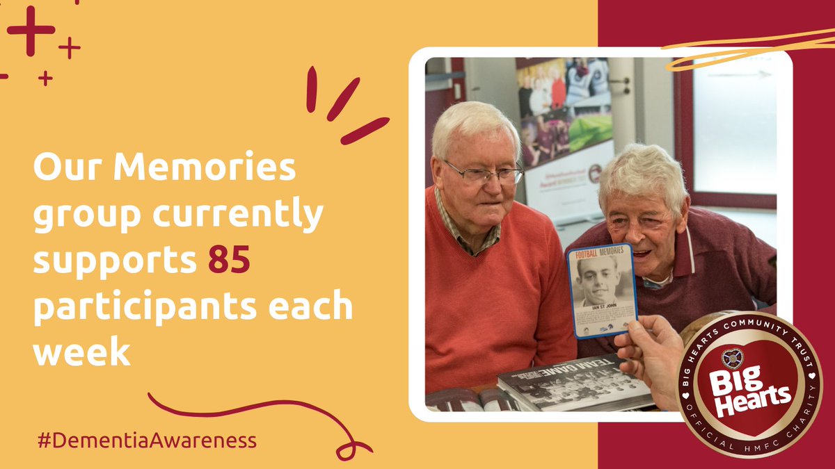 This is #DementiaAwarenessWeek ❤️ @bighearts help improve the lives of people with dementia and their carers, through our Memories group. By reminiscing and sharing stories, our weekly groups help build positive social connections for all attendees. ℹ️ bighearts.org.uk/programmes/foo…