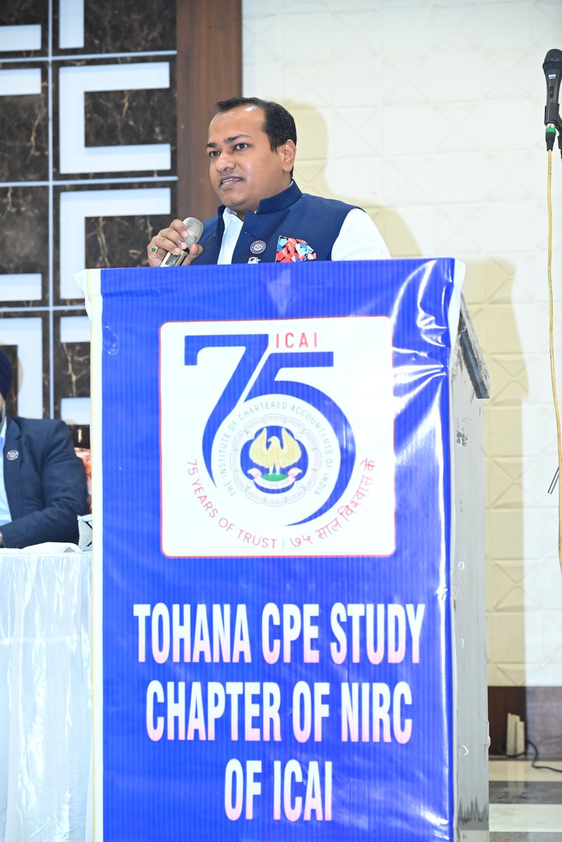 Abhiaggarwal08's tweet photo. Today, we proudly inaugurated the #TohanaCPEchapter! Honored to have our esteemed #VicePresident of #ICAI, #CCcouncilmembers, and #distinguishedguests with us. Your presence made it special. #Thankyou for your #unwaveringsupport. Together, we will achieve great things! https://t.co/L4ksAoU6wO