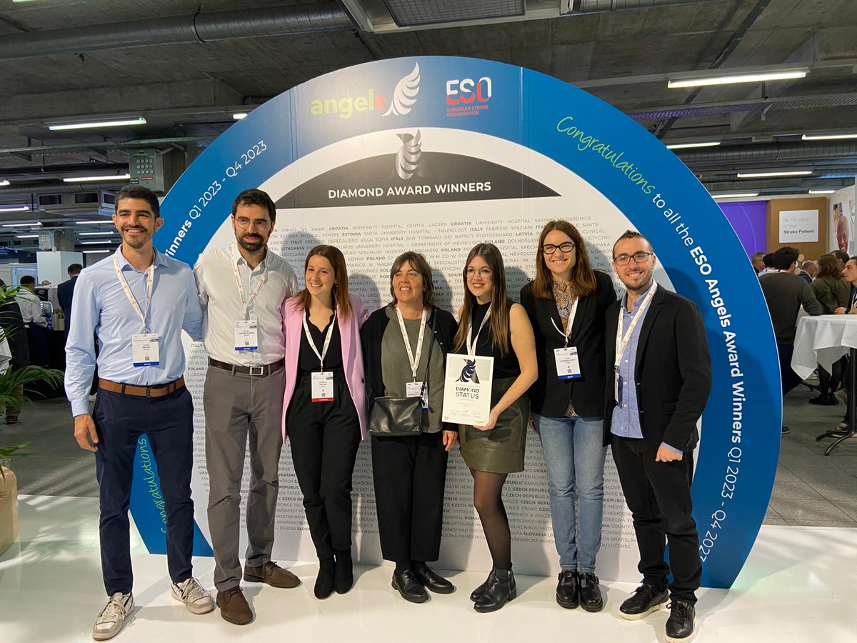 La @ESOstroke torna a atorgar el seu màxim reconeixement a l’atenció a l’#ictus a l’@hospitaldelmar

Ha aconseguit el premi #ESOAngelsAwards a la seva màxima categoria, la de diamant

#ESOC2024 #Neurologia #OrgullMAR

parcdesalutmar.cat/ca/noticies/vi…