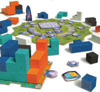 「モノリス」は、ブロックを使って、特定の色の壁面や完全な階層、パターンに一致する構造を作成し、自分のモノリスを構築します。7700円　日本語ルール添付　
#ボードゲーム  #バネスト　banesto.nagoya/shopdetail/000…