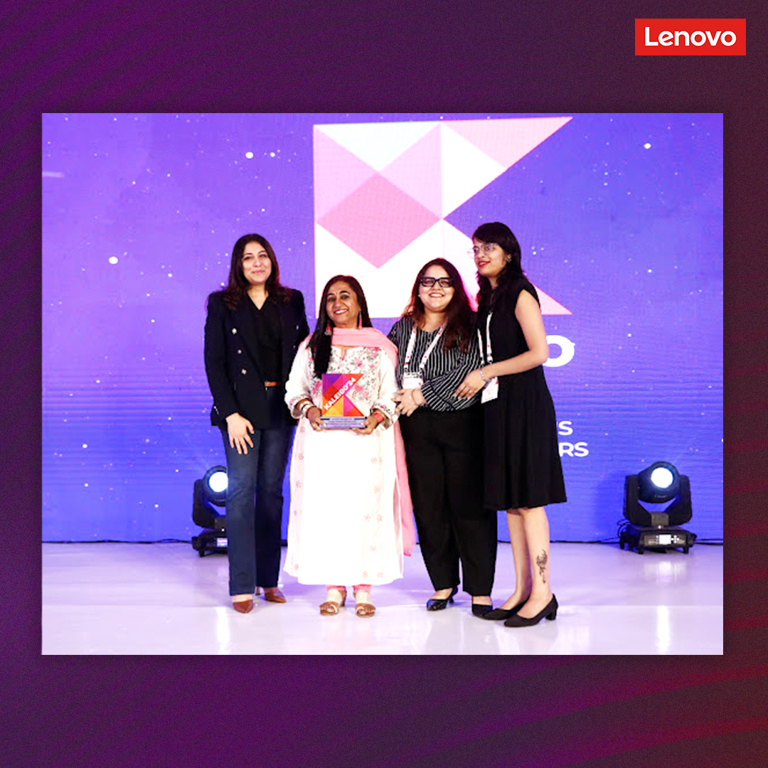Lenovo_in's tweet photo. Honored to share our silver win at ET #KaleidoAwards '24 for our Work For the Humankind campaign!Our 'SmarterTech for SuperFoods' initiative fostered technological inclusion in farming practices to bring about a scalable change.Know more: https://t.co/c3cYWiWR7K #WorkForHumankind https://t.co/CCBoBonMA4