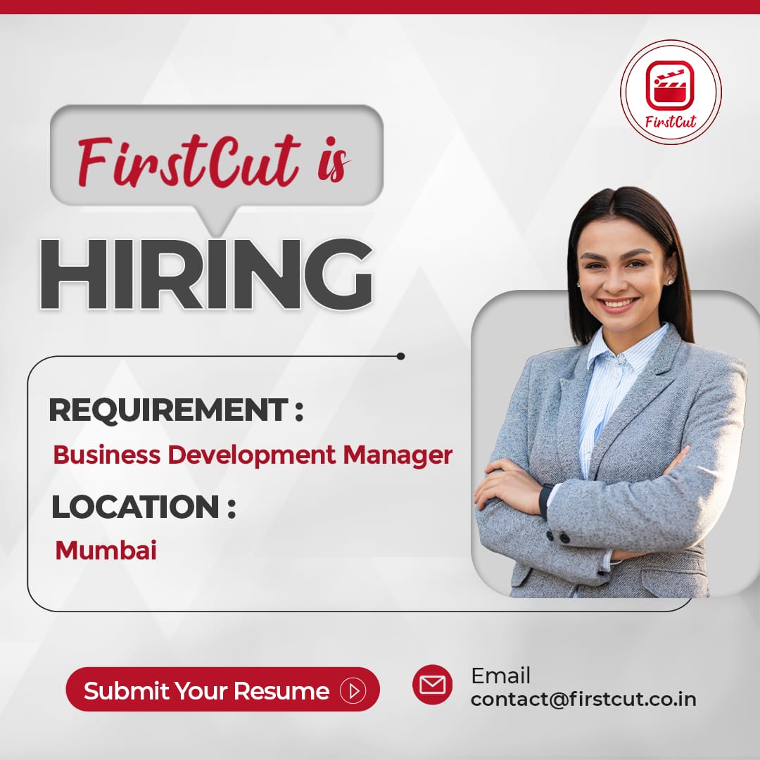 FIRSTCUT IS HIRING!

Profile: Business Development Manager

Location: Mumbai

Inbox us for Roles, Responsibilities and Skills.

Share your CV on nancy@firstcut.co.in

#hiring #jobvacancy #bdm #businessdevelopment #businessdevelopmentmanager #FirstCut #firstcutworld