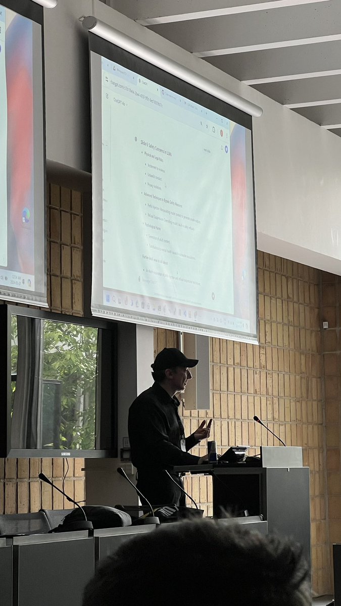 the <a href="/ProjectHoneynet/">The Honeynet Project</a> conference is happening now in copenhagen! it’s our first event since the pandemic. kicking off with <a href="/dragosr/">dragosr</a>’s keynote on red teaming llms; and he’s generating slides on the fly w/ gpt-4o.