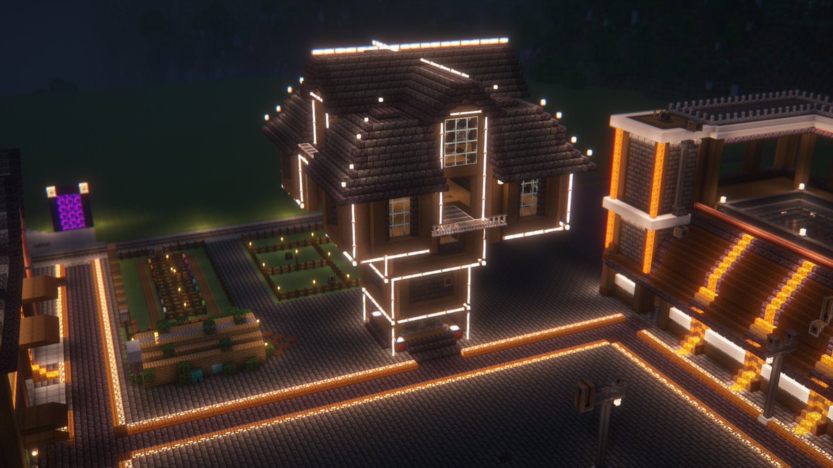 AsumaCraft's tweet photo. バランスの悪い建築をしたいんだけど
転びそうな不安を感じることすらない、ただ変な建築になりました

#マイクラ #Minecraft https://t.co/30DpFy65ye