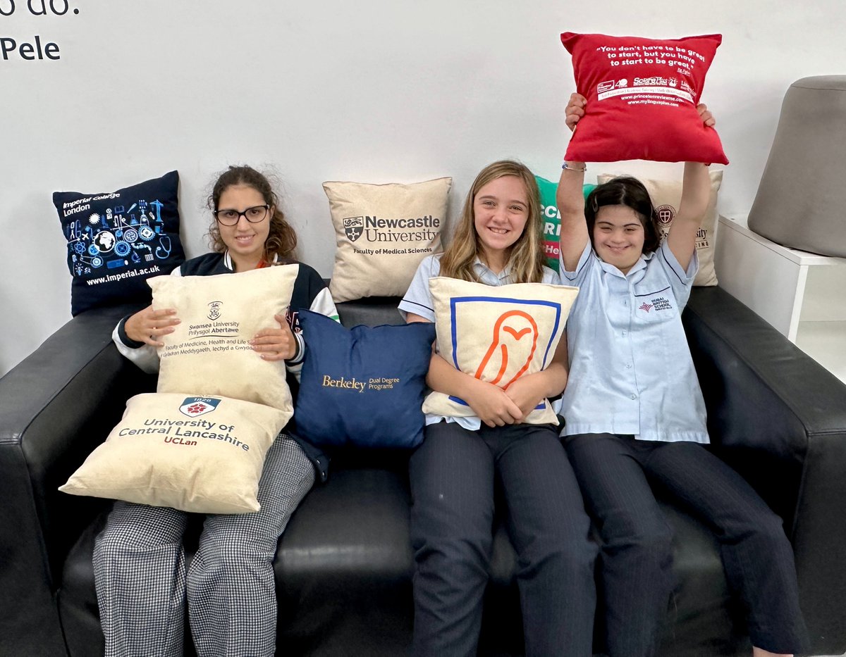 Team ASDAN collaborated with Mr. Barfoot to create amazing university pillows! 🎓 As part of <a href="/ASDANeducation/">ASDAN</a>'s T.I. The Environment: Project, we upcycled canvas tote bags from university fairs into pillows for our 6th form lounge. Everyone loved them! 🌍💚 <a href="/DubaiBritishEH/">Dubai British School</a>
